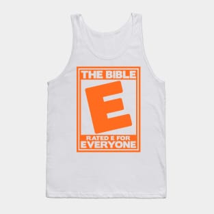 The Bible Rated E for Everyone Tank Top